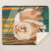 FACE THE SUN Chow sherpa deken (Voorkant (horizontaal))