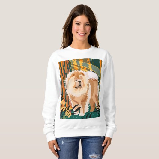 FACE THE SUN Chow witte shirt stijlen (Voorkant volledig)