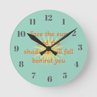 Face the sun ronde klok