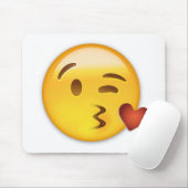 Face Throting a Kiss Emoji Muismat (Met muis)