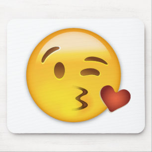 Face Throting a Kiss Emoji Muismat