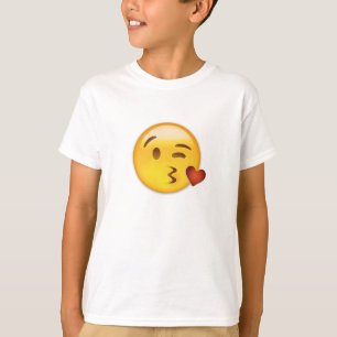 Face Throting a Kiss Emoji T-shirt