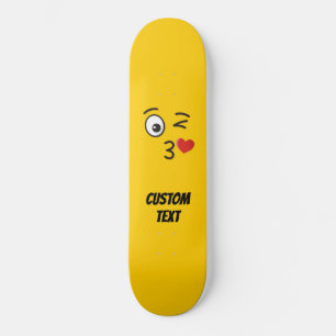 Face Throting a Kiss Persoonlijk Skateboard