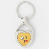 Face Throting a Kiss Sleutelhanger (Voorkant)