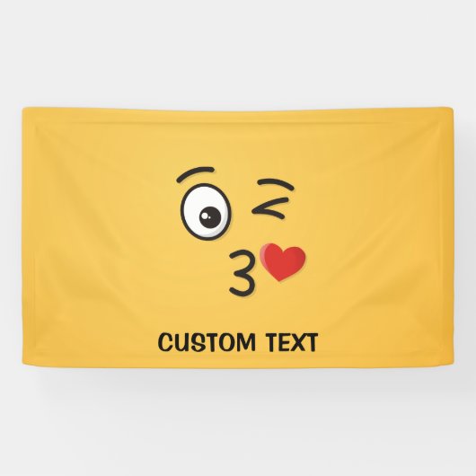 Face Throting a Kiss Spandoek (Horizontaal)