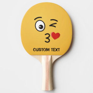 Face Throting a Kiss Tafeltennisbatje