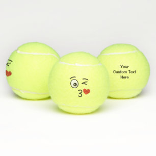 Face Throting a Kiss Tennisballen