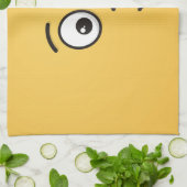 Face Throting a Kiss Theedoek (Gevouwen)