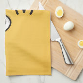 Face Throting a Kiss Theedoek (Quarter Fold)