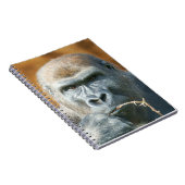 Face-to-face met een gorilla notitieboek (Rechterzijde)