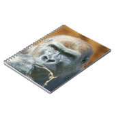Face-to-face met een gorilla notitieboek (Linkerzijde)