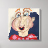 Face van de muur van het filanvas canvas afdruk (Voorkant)