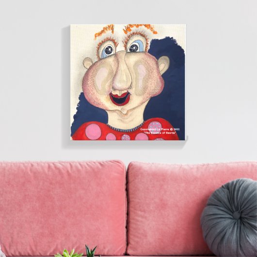 Face van de muur van het filanvas canvas afdruk (Insitu (Woonkamer))