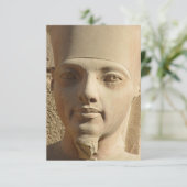 Face van het Flat Wenskaart van Tutankhamun Kaart (Staand voorkant)