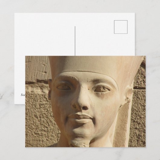 Face van Tutankhamun Briefkaart (Voorkant / Achterkant)