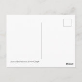 Face van Tutankhamun Briefkaart (Achterkant)