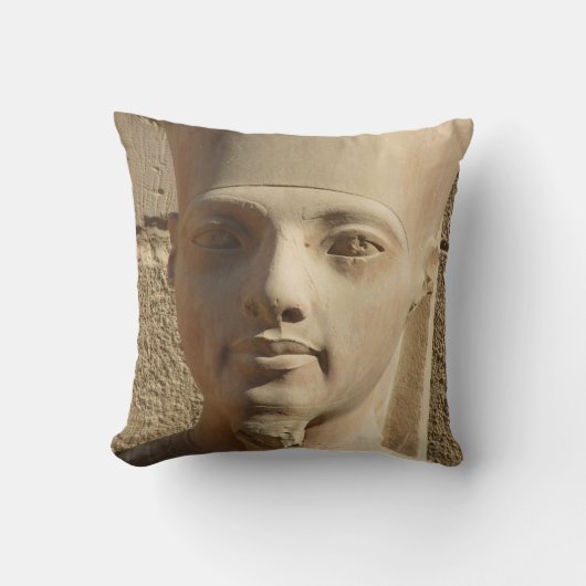 Face van Tutankhamun Cushion Kussen (Voorkant)