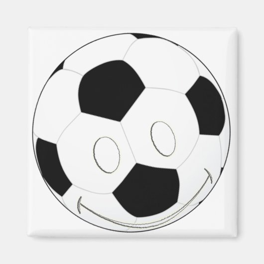 FACE-VOETBAL MAGNEET (Voorkant)