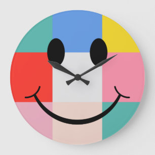 Face Wall-klok Grote Klok