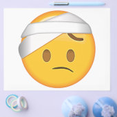 Face with Head-Bandage - Emoji Flyer (Enkel)