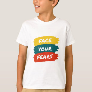 Face Your Fears Tiener Jongen Grafische T-Shirt