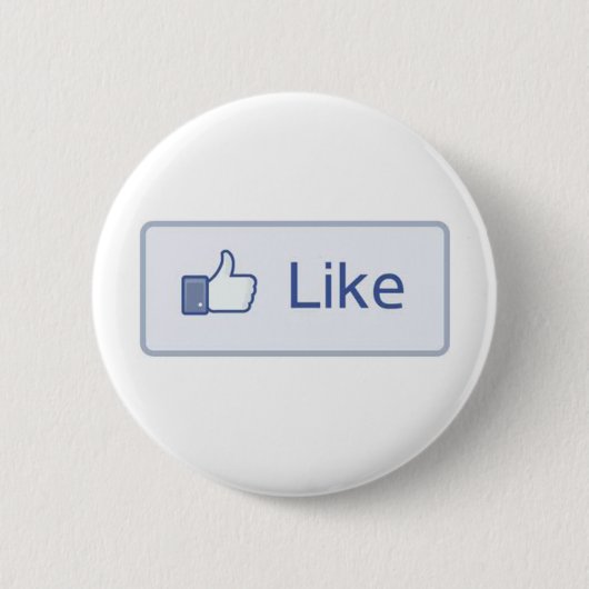 Facebook-achtige Ronde Button 5,7 Cm (Voorkant)