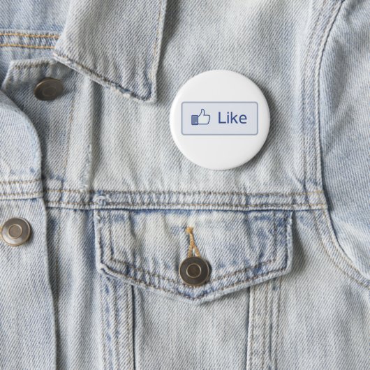 Facebook-achtige Ronde Button 5,7 Cm (In situ)