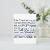 Facebook Briefkaart (Staand voorkant)