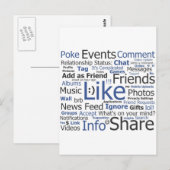 Facebook Briefkaart (Voorkant / Achterkant)