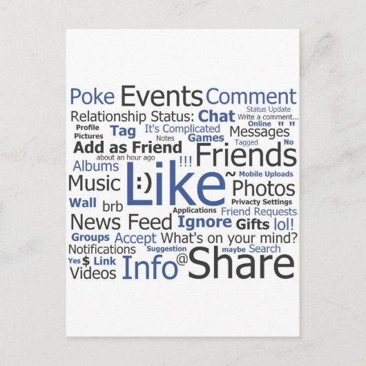 Facebook Briefkaart (Voorkant)