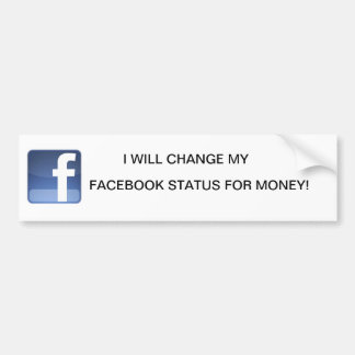 facebook bumpersticker