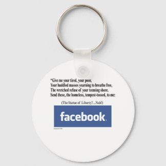 Facebook-concept Sleutelhanger