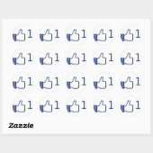 Facebook Duimen omhoog, zoals stickers (Vel)