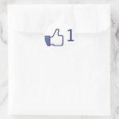 Facebook Duimen omhoog, zoals stickers (Tas)