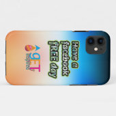 Facebook Free Day Case-Mate iPhone Case (Achterkant (horizontaal))