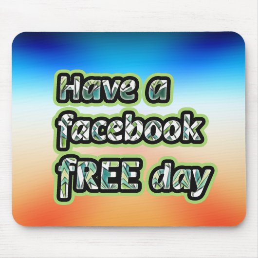 Facebook Free Day Muismat (Voorkant)