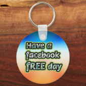 Facebook Free Day Sleutelhanger (Voorkant)