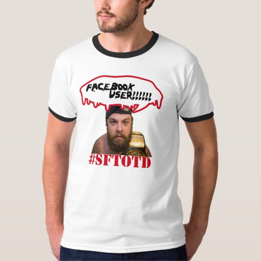 Facebook-gebruiker!!!!! T-shirt (Voorkant)