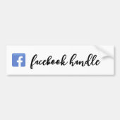 Facebook Handle Script sticker (Voorkant)