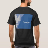 Facebook, ik kruip omdat het me kan schelen. t-shirt (Achterkant)