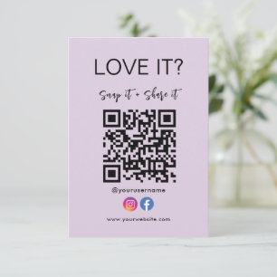 Facebook Instagram Logo Snap and Share Qr Code Kaart