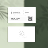 Facebook Instagram Website Iconen QR Code Logo Visitekaartje