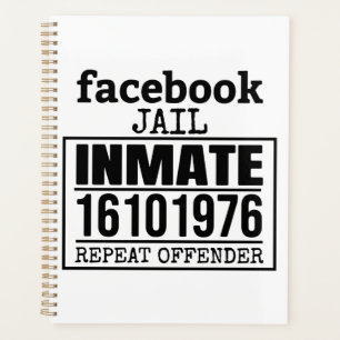 Facebook Jail Inmate Herhaling Offender Planner