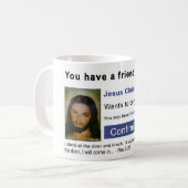 Facebook jesus koffiemok (Voorkant links)