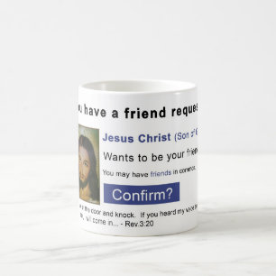 Facebook jesus koffiemok