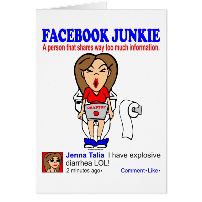 FACEBOOK JUNKIE (Voorkant)