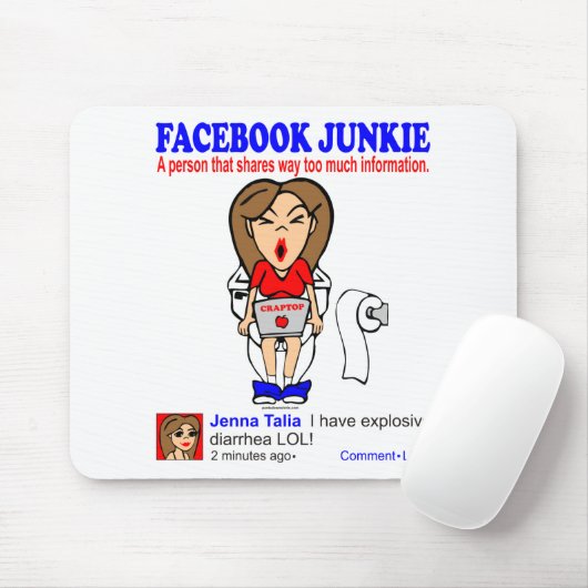 FACEBOOK JUNKIE MUISMAT (Met muis)