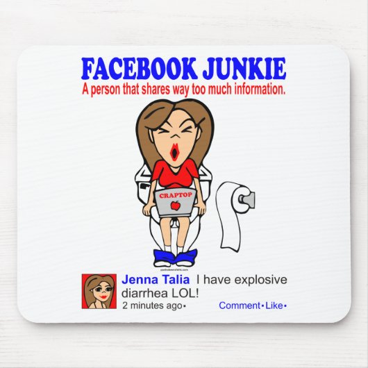 FACEBOOK JUNKIE MUISMAT (Voorkant)