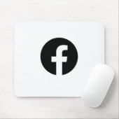 Facebook-Logo Muismat (Met muis)