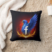 Facebook Logo Pillow Hoesje – Comfort ontmoet Conn Kussen (Deken)